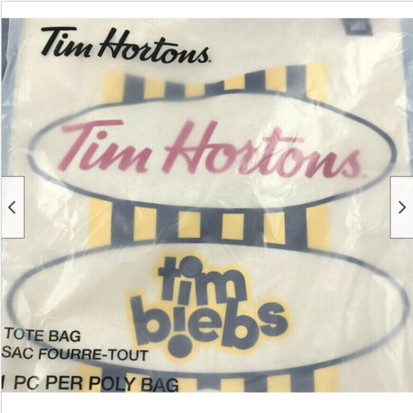 Justin Bieber x Tim Hortons Fanny Pack & Cotton Tote Bag Tim Biebs NEW Set of 2 - Picture 4 of 7